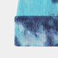 Tie-Dye Cuffed Rib-Knit Beanie Hat