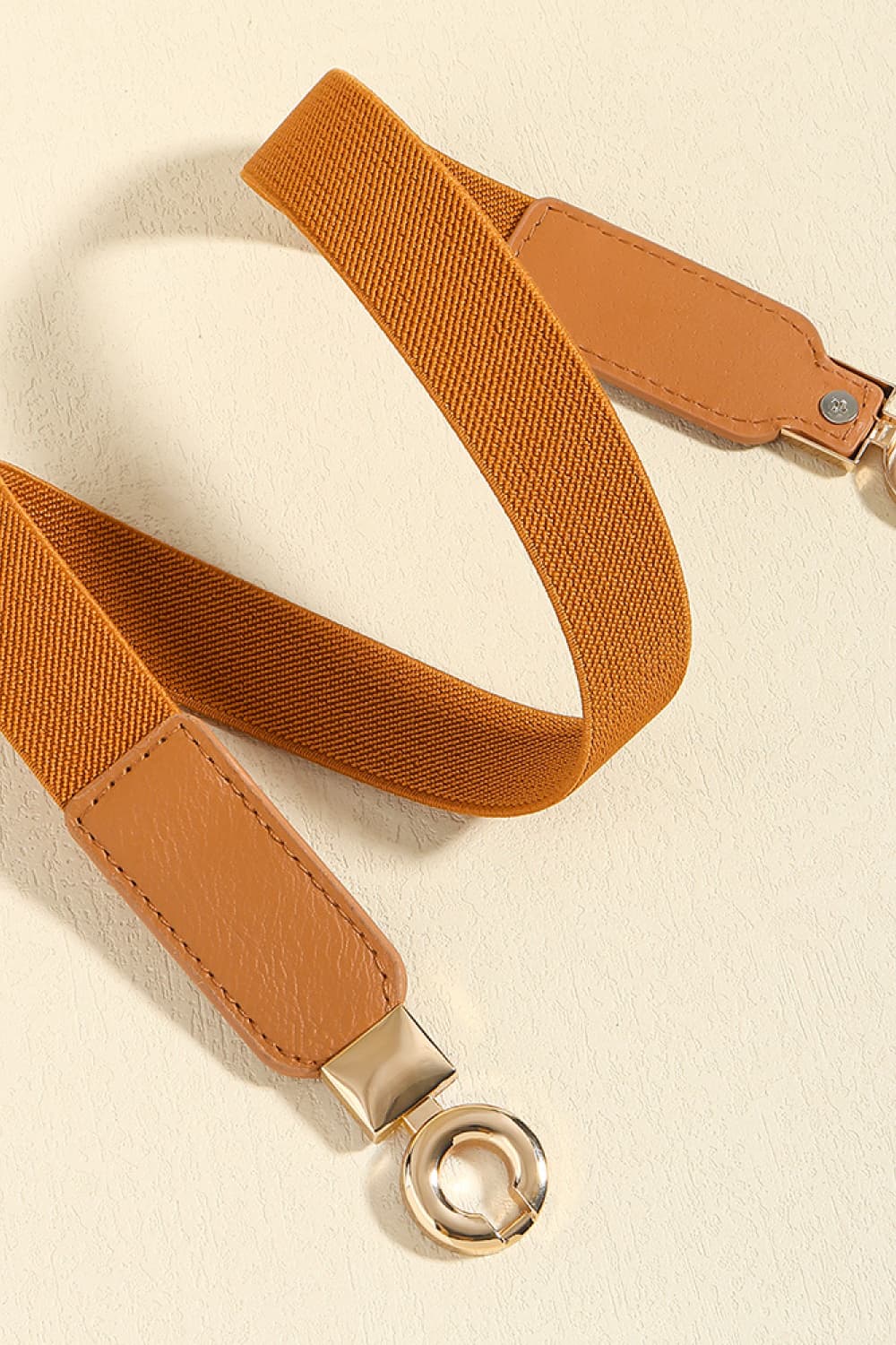 Black, Caramel, or White One Size PU Leather Belt