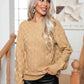 Round Neck Drop Shoulder Sweater