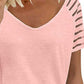 Full Size V-Neck Raglan Sleeve Tee