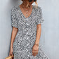 Women's Printed Button down Pocketed Dress