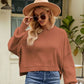 Chic Babe' Round Neck Dropped Shoulder Sweater 🦋
