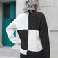 Contrast Drop Shoulder Sweater
