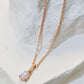 Moonstone Teardrop Pendant Necklace