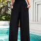 Savannah Lynn Smocked Wide Leg Pants with Pockets