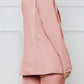 HANNAH MEA Full Size Long Sleeve Blazer and Shorts Set