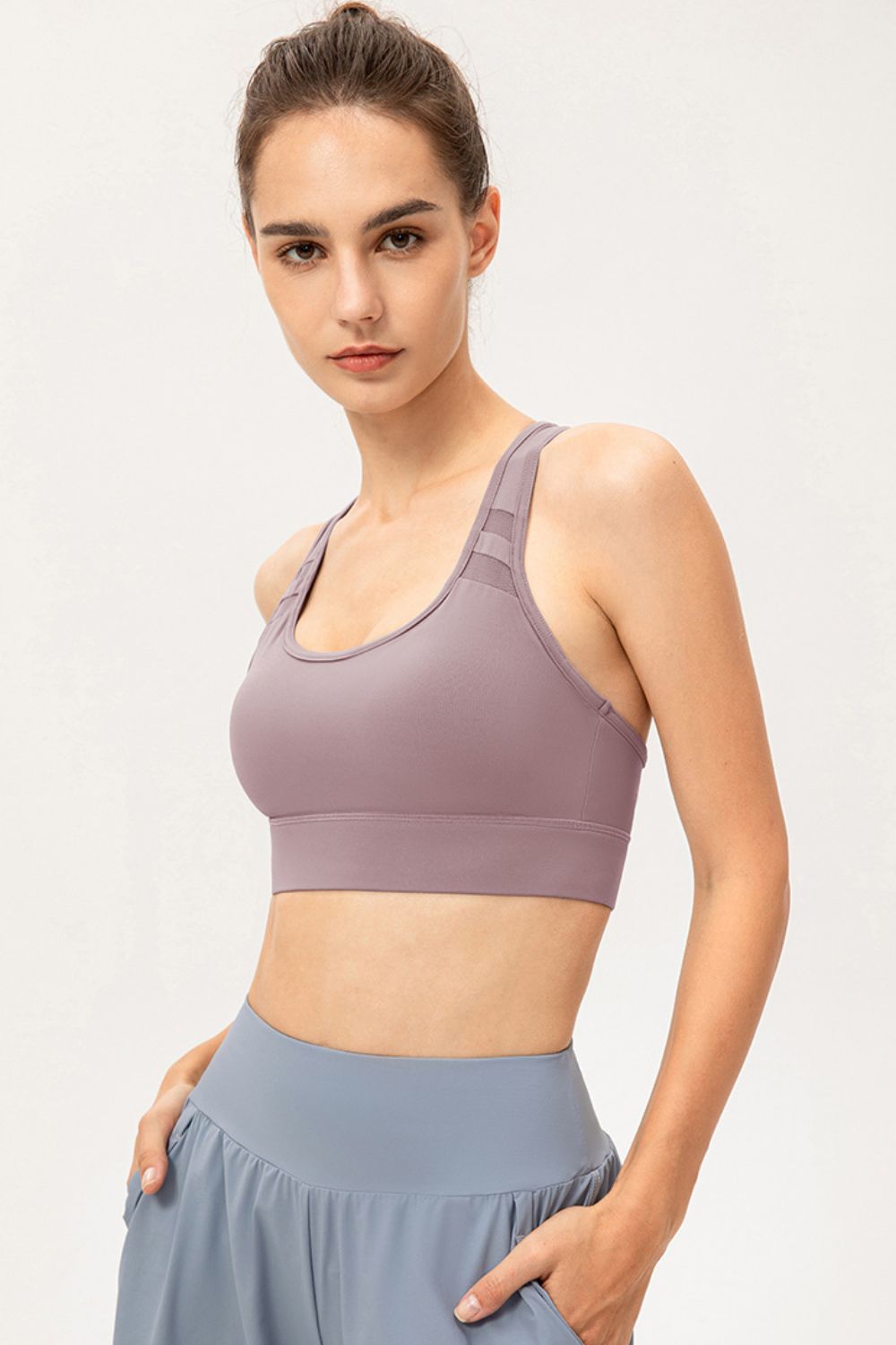 SO COMFY Scoop Neck Long Sports Bra