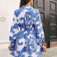 Joan Paisley Print Johnny Collar Smocked Dress