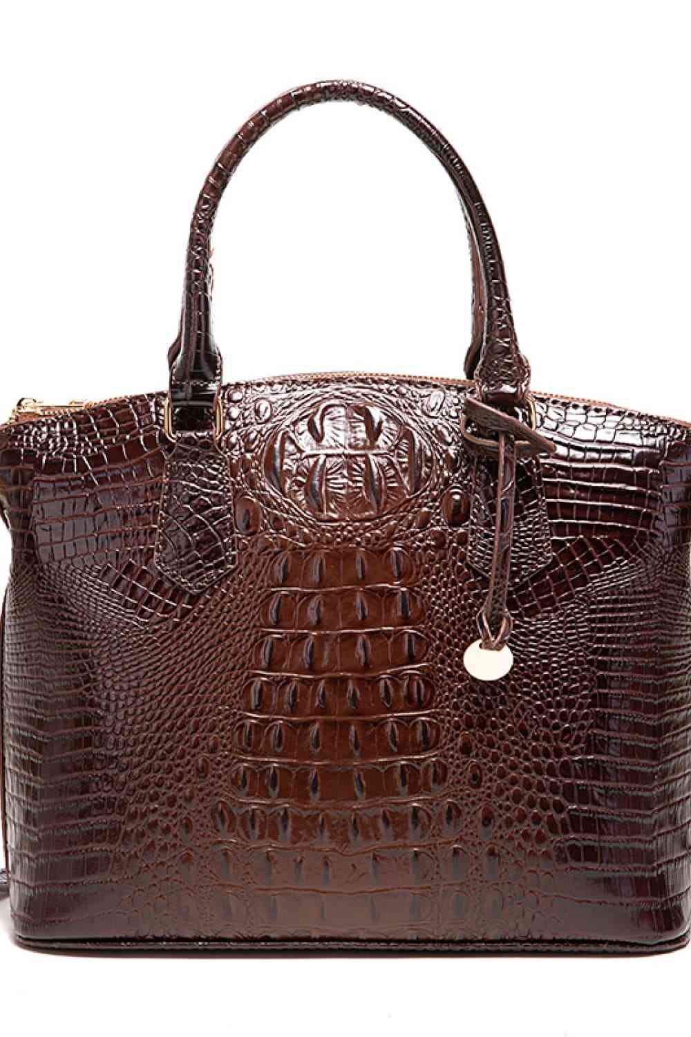 Ava Mea PU Croc Leather Handbag