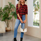 Beauteous Full Size Plaid Curved Hem Long Sleeve Shirt