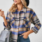 Collared Plaid Shacket