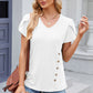 V-Neck Short Sleeve T-Shirt