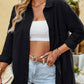 Dropped Shoulder Collared Longline Shirt