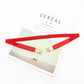 Women's PU Elastic Skinny Belt