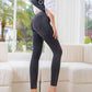 EMMA & ELLA Wide Waistband Cropped Active Leggings