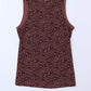 Malibu Dreams Women's Full Size Printed Round Neck Tank