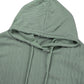 Textured Drawstring Long Sleeve Hooded Dress