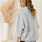 Open Front  Cardigan with Pockets