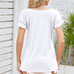 Full Size Square Neck Flutter Sleeve Top