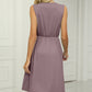 Pocketed V-Neck Wide Strap Dress