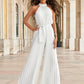 Cutout Tied Pleated Sleeveless Jumpsuit