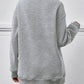#MomLife Letter Graphic Round Neck Sweatshirt