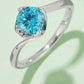 1 Carat Moissanite 925 Sterling Silver Solitaire Ring 💜