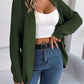SocialBee Open Front Long Sleeve Cardigan with Pockets