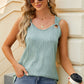 Round Neck Wide Strap Tank