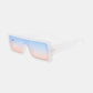 HANNAH MEA Polycarbonate Frame Rectangle Sunglasses