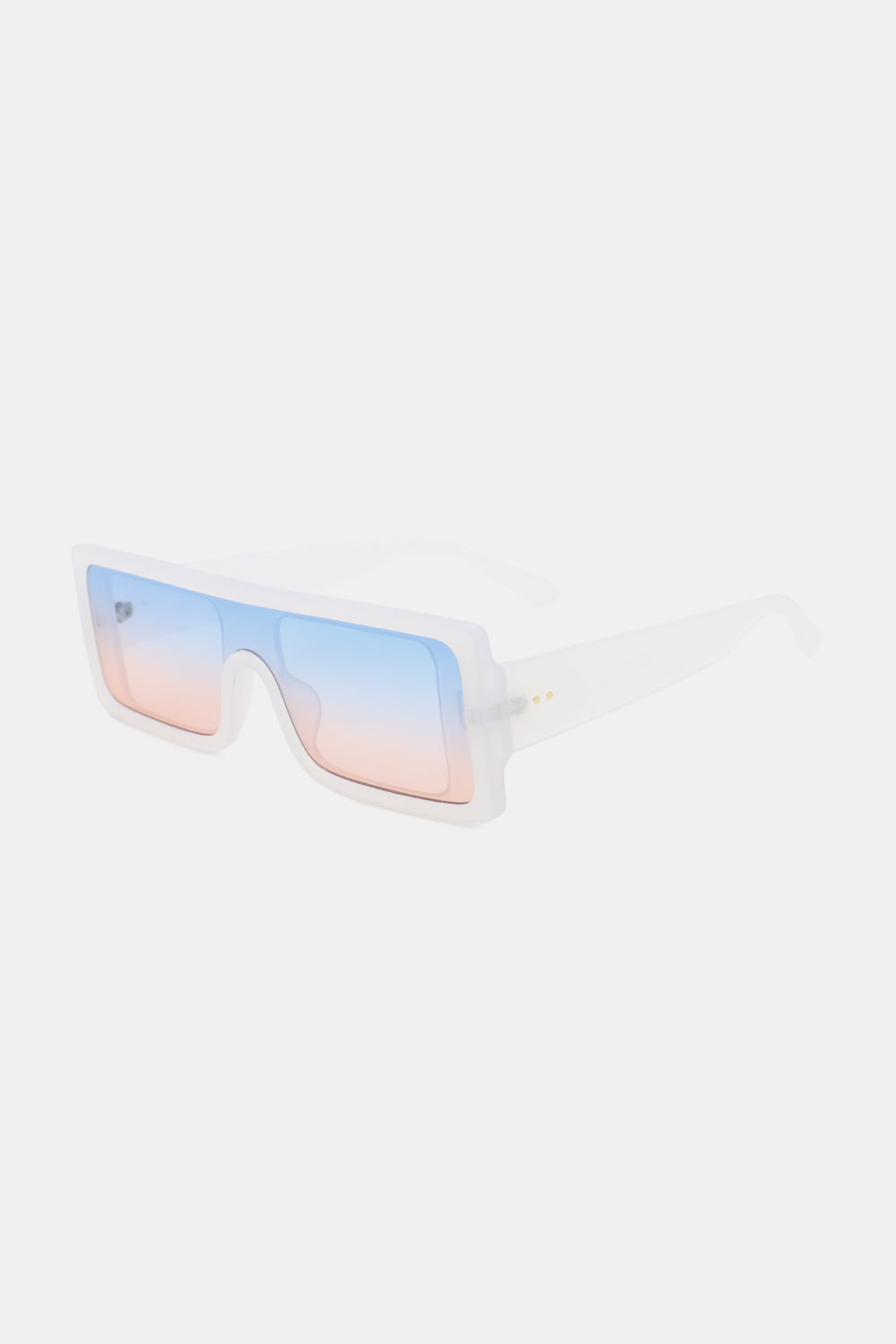 HANNAH MEA Polycarbonate Frame Rectangle Sunglasses