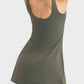 Women's Cressida Square Neck Sports Tank Dress with Full Coverage Bottoms