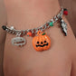Halloween Charm Bracelet and Necklace Set