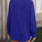Button Up Dropped Shoulder Shirt