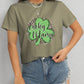 LUCKY MAMA Round Neck T-Shirt