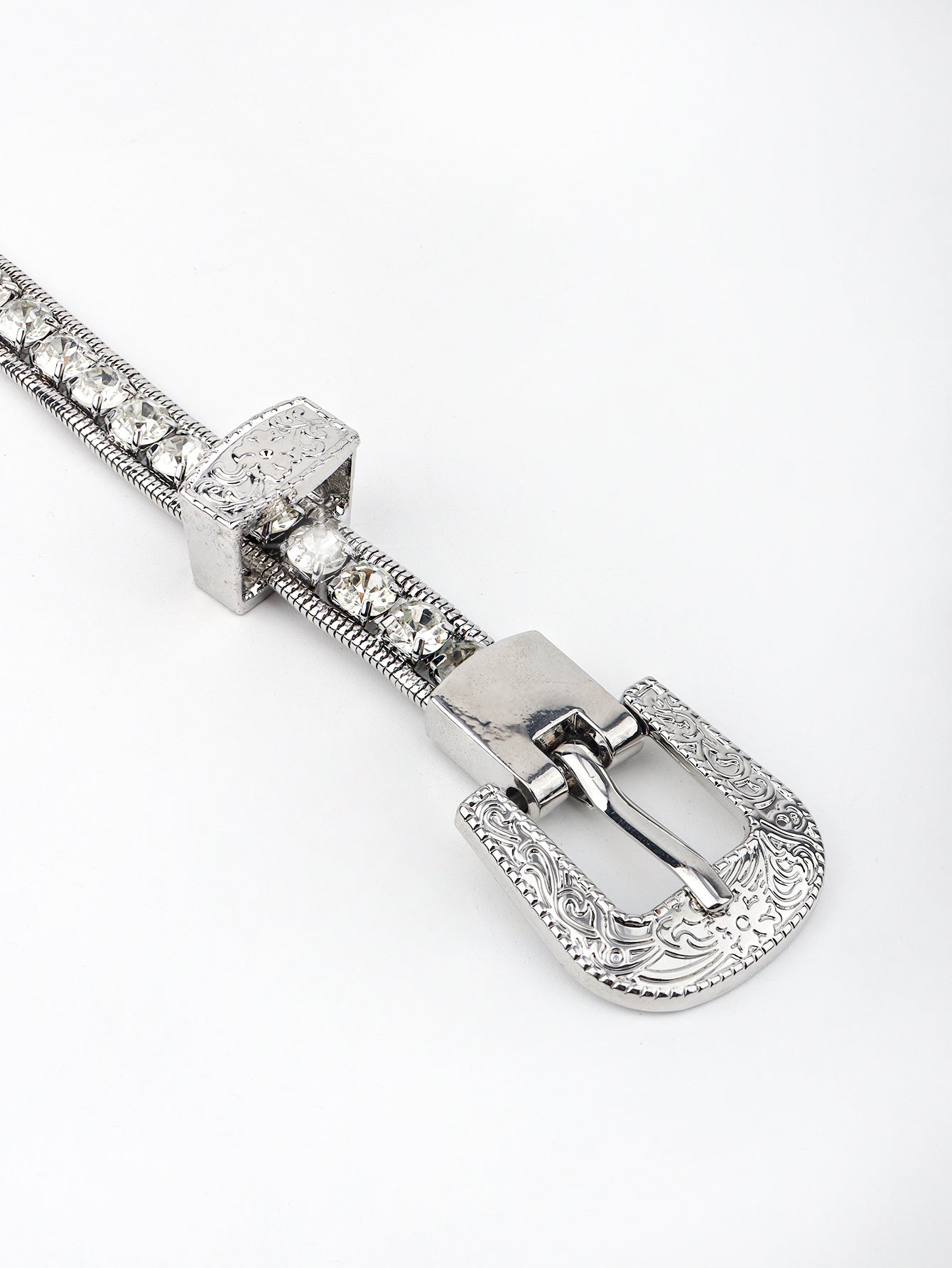 Jessica Anne Beauty Rhinestone Metal Belt