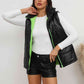 Full Size Zip-Up Collared Vest