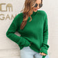 Decorative Button Slit Sweater