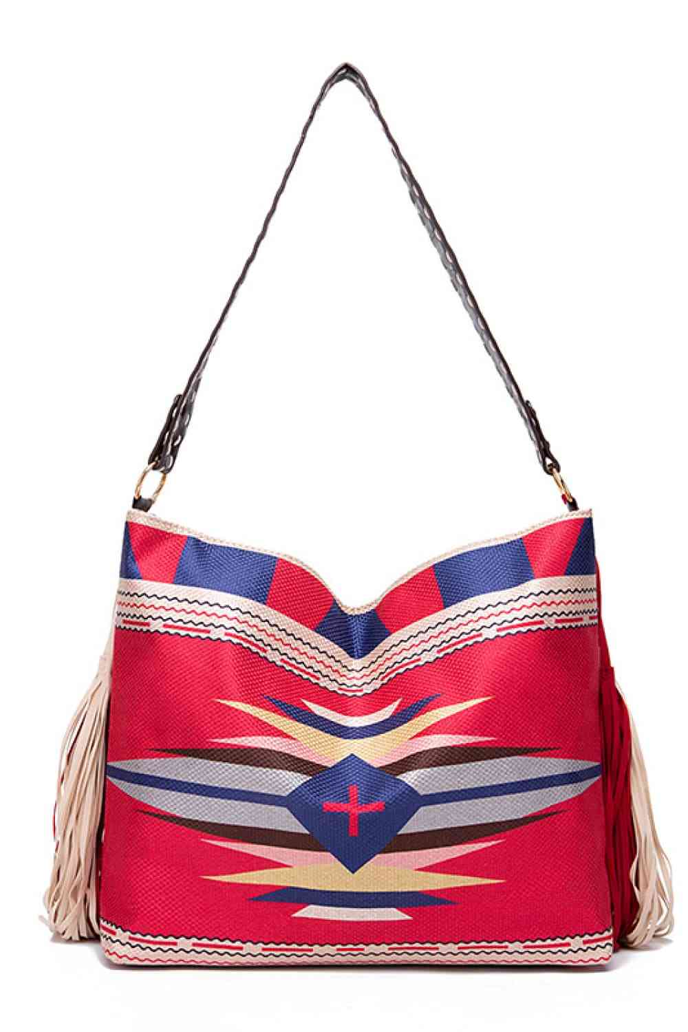 Rustic Southwestern Geometric Canvas Tote Bag