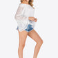 Swiss Dot White Off-Shoulder Blouse
