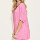 Basic Bae Full Size V-Neck Drop Shoulder Short Sleeve T-Shirt and Shorts Set