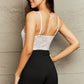 White Spaghetti Strap Lace Bodysuit