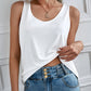 Scoop Neck Wide Strap Tank