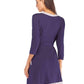 Full Size Tie Waist Surplice Neck Robe with Pockets