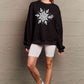 Simply Love Full Size Christmas Snowflake Graphic Sweatshirt