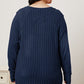 Basic Bae Full Size Ribbed Thumbhole Sleeve T-Shirt