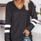 Full Size V-Neck Raglan Sleeve T-Shirt