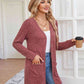Ribbed Button Up Cardigan with Pockets
