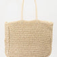 Fame Flower Braided Tote Bag