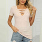 Full Size Twisted V-Neck T-Shirt